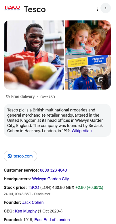 Knowledge Panel Image 